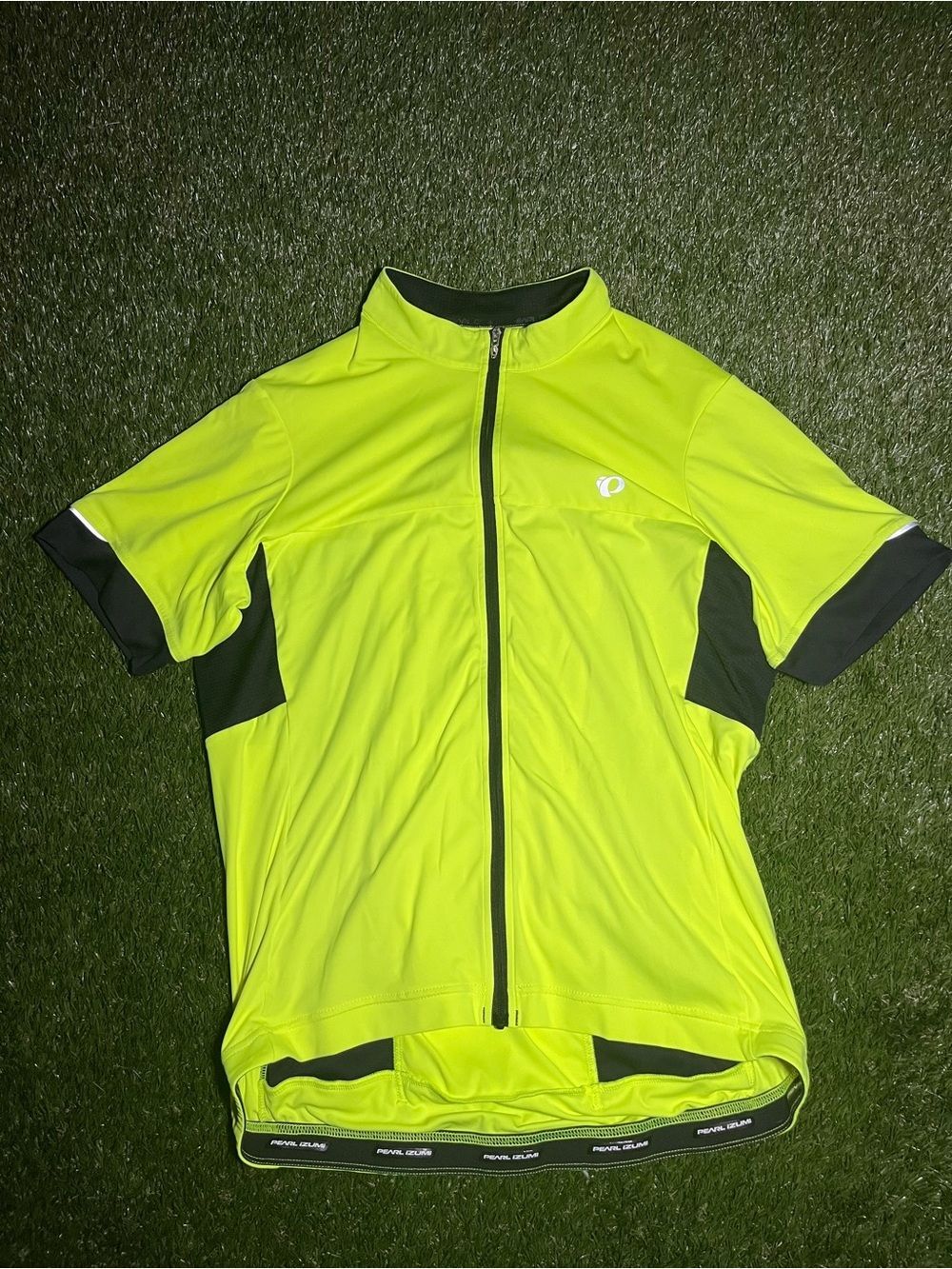 Pearl Izumi Men’s XL High-Visibility Neon Yellow Cycling Jersey